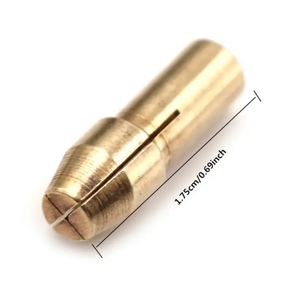 10 sztuk/zestaw Mini uchwyty wiertarskie Adapter 0.5mm-3.2mm Mini uchwyty wiertarskie Adapter uchwytu mikro tuleja zaciskowa mosiądz do elektronarzędzi obrotowych — zdjęcie 7