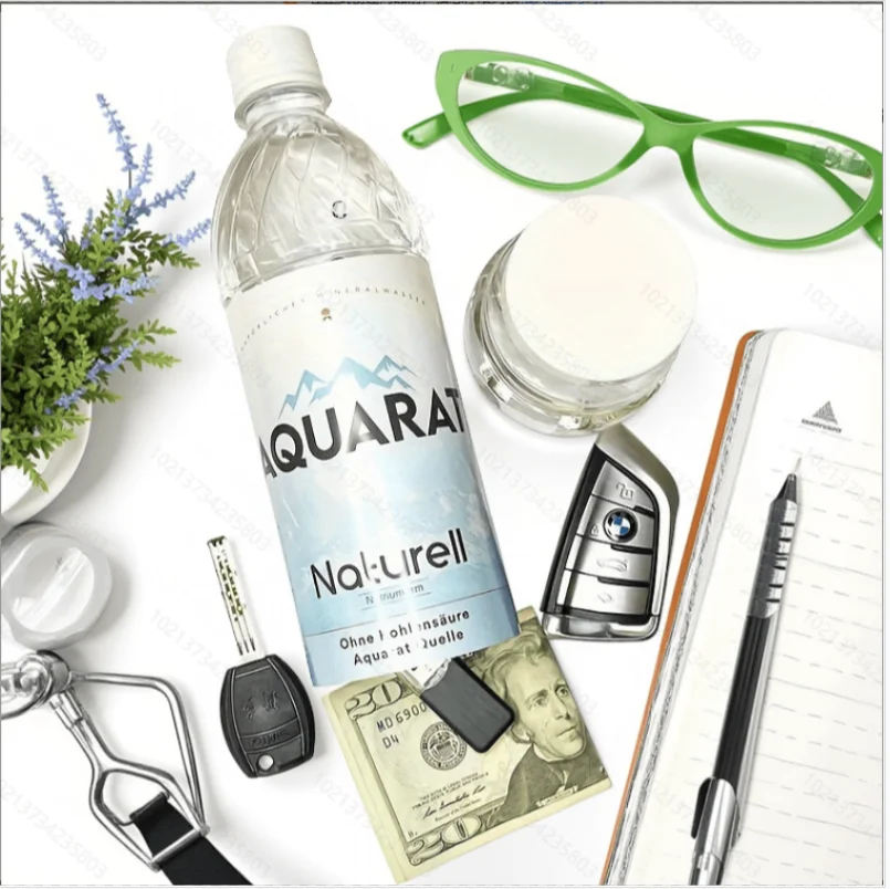 Diversion safe hidden storage water bottle hide cash