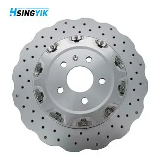 2026 New Silver Wave Rear Floating Break Disk Rotor for Au di A6 C7 Avant RS6 Performance Quattro