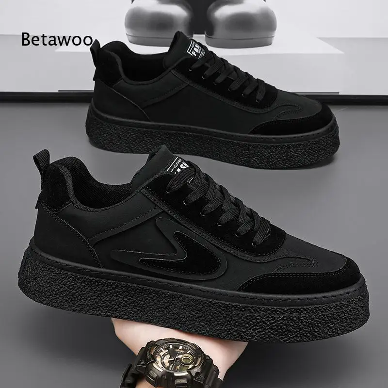 

Chic Workwear-Style Urban-Street-Ready Daily-Wear Platform Sneakers