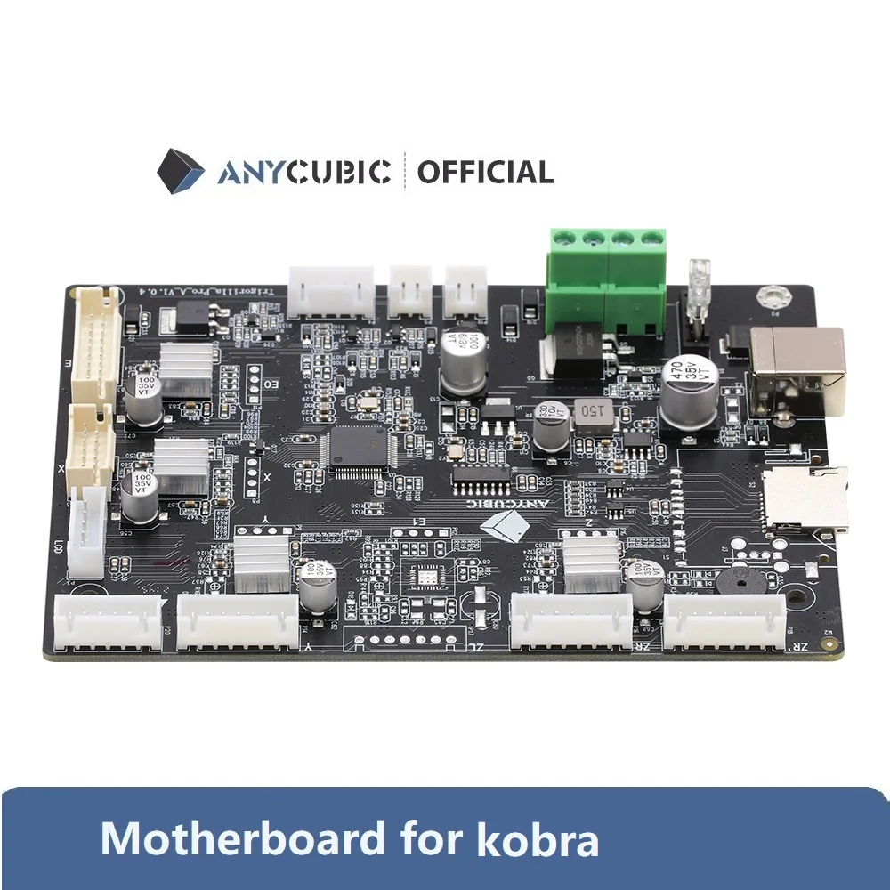 ANYCUBIC Motherboard untuk wyper/untuk Kobra /Kobra max/Kobra 2/Kobra 2 Pro 3D bagian Printer Mainboard