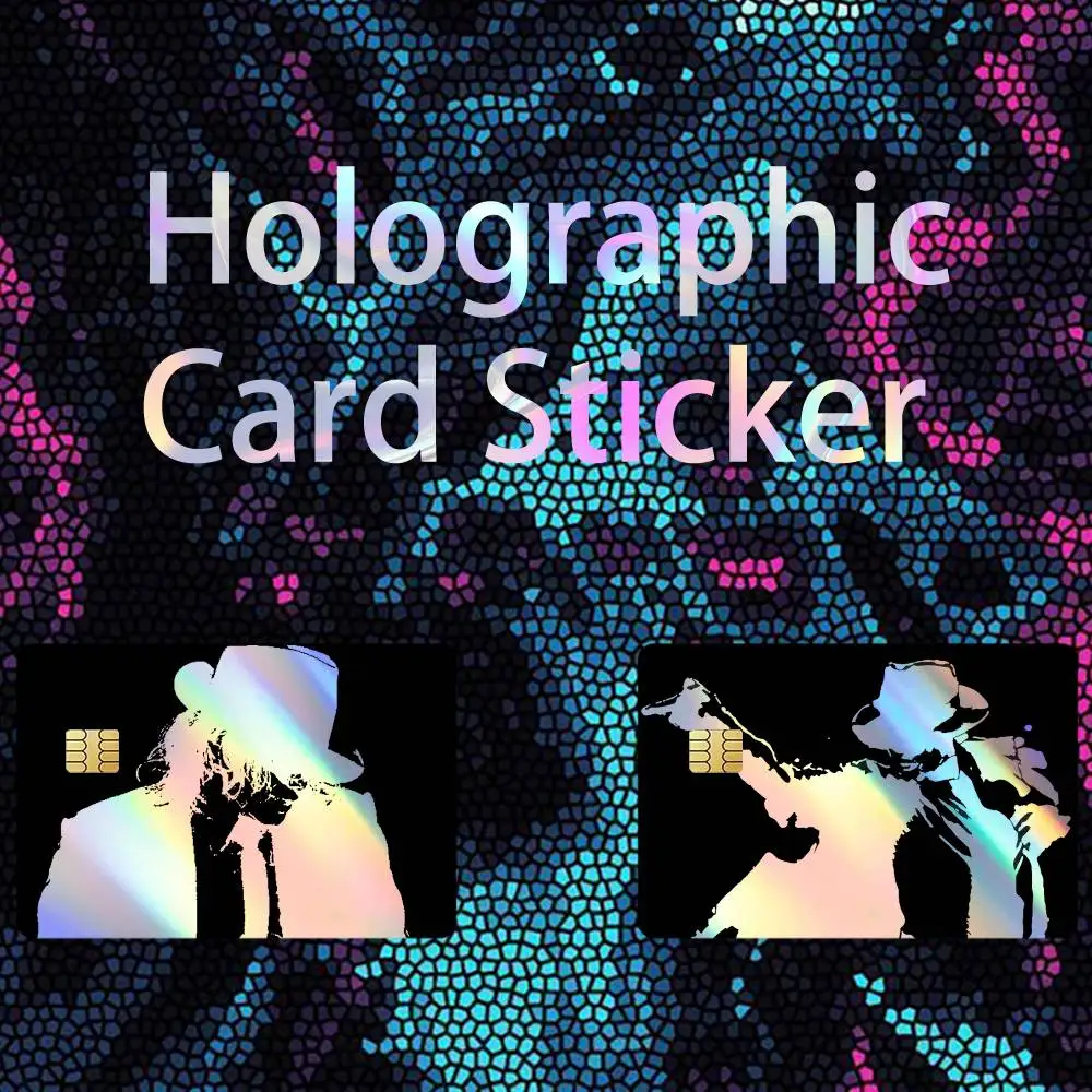 Michael Jackson  Laser Holographic No Fade Credit Bank Debit Card Skin Sticker Film