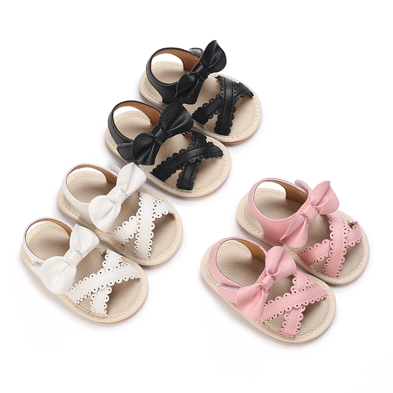 

Walking Shoes Baby Shoes Summer Girls' Sandals Anti Slip Soft Sole Children's Princess Leather Shoes Baby Shoes