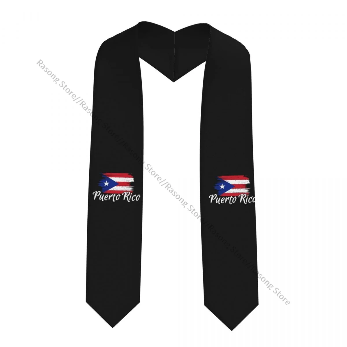 

Puerto Rico Flag Unisex Adult Graduation Stole Shawl for Academic Commencements Celebration Uniform