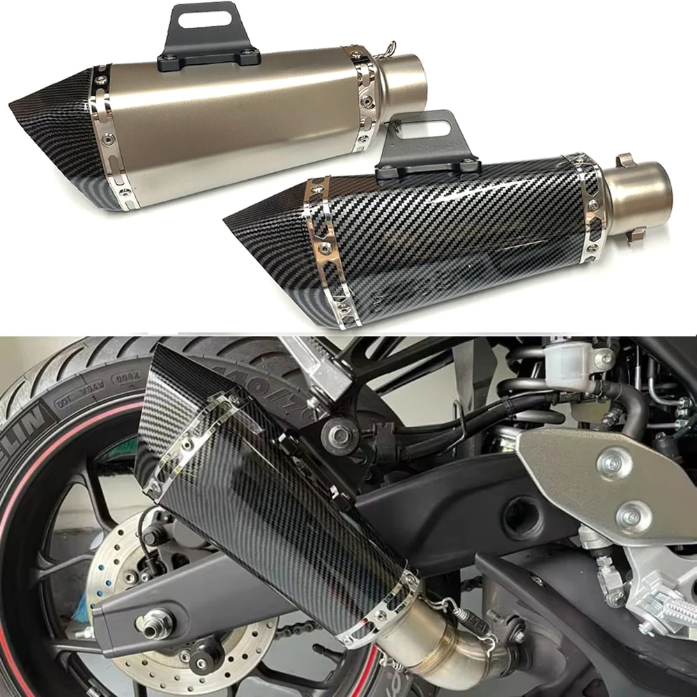 

Hight Quality racing line motorcycle exhaust muffler with DB Killer For GIXXER155 SF250 ZX25R RSV4 MT09 TMAX XMAX125 NVX AEROX