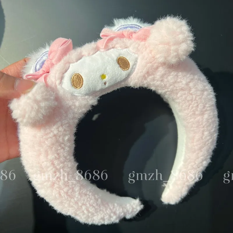 Kawaii My Melody Headband for Women Lolita Girl Wash Face Makeup Pink Cartoon Anime My Sweet Piano Hair Band Hair Accessories