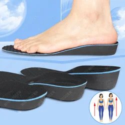 Magnet Massage Height Increase Insoles For Women Men 2/3/4/5 Cm Up Invisiable Arch Support Orthopedic Insoles Heighten Lift pads