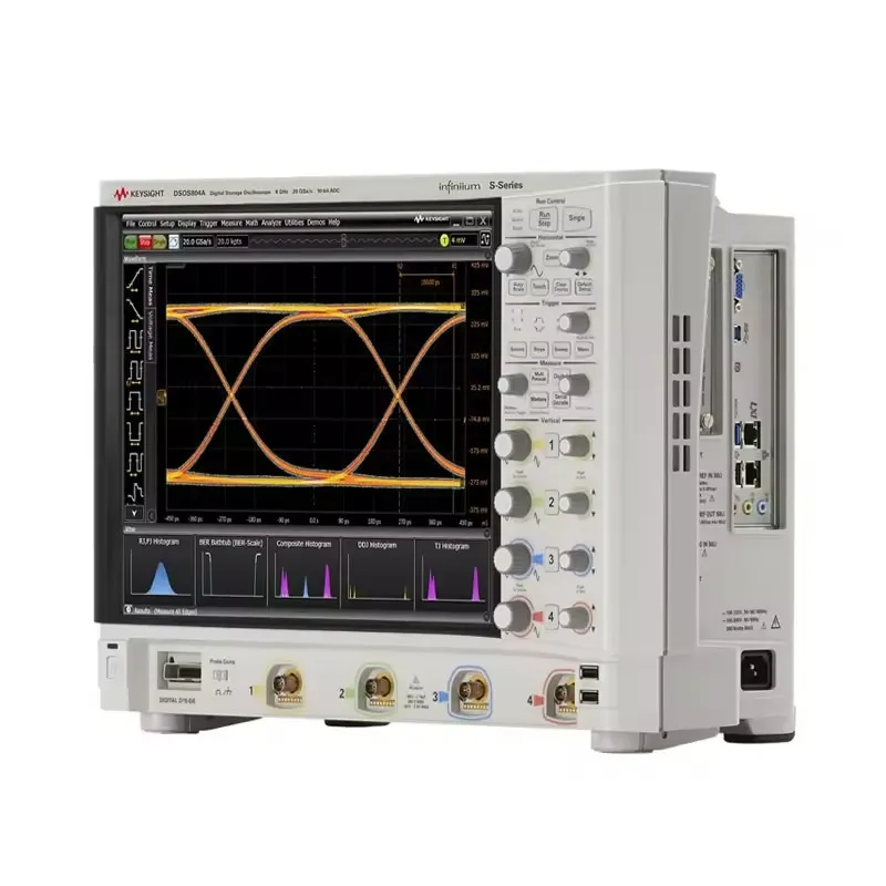 Keysight 8 GHz bandwidth 4 analog 16 digital channels MSOS804A High-definition oscilloscope