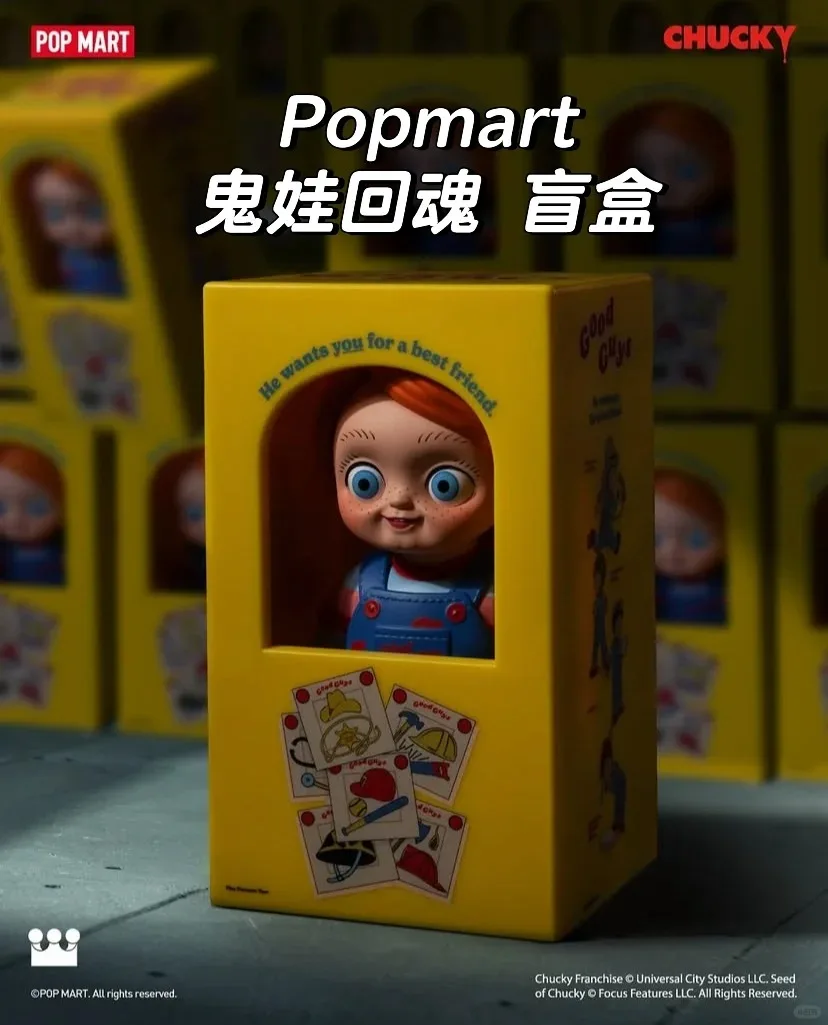 Popmart Original Halloween Chucky Ghost Reincarnation Series Blind