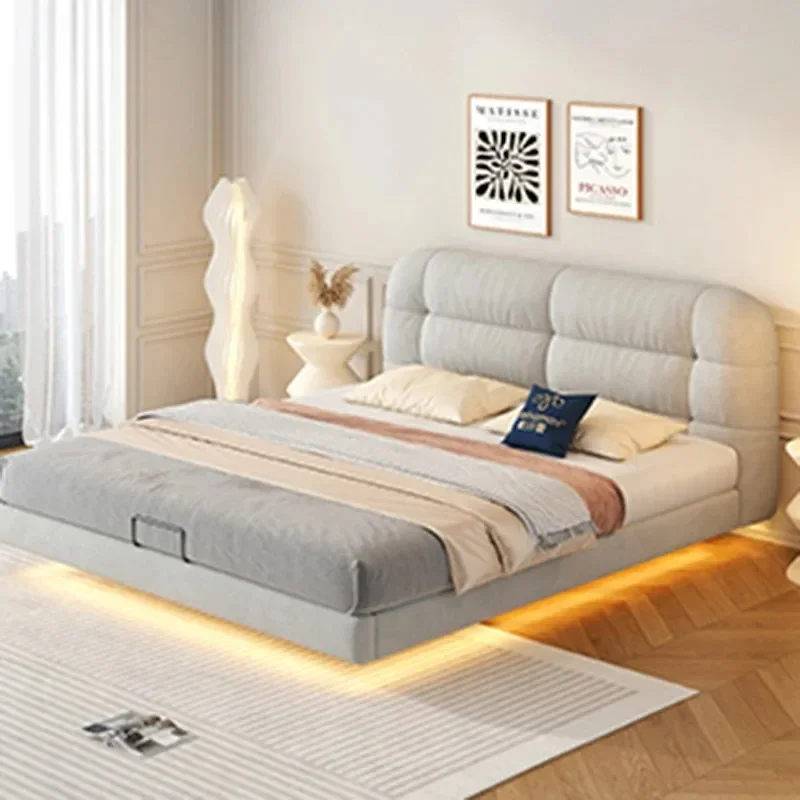 Modern Cute Platform Bed Frame Modern Princess Twin Bedroom Double Bed Bases King Size Castle Beauty Muebles Trendy Furniture