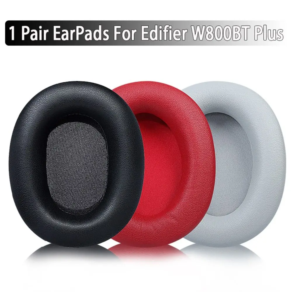 Replacement Earpads For Edifier W800BT Plus Headphone Ear Pads Cushion Soft Protein Leather Memory Foam Sponge Earphone Sleeve view 2