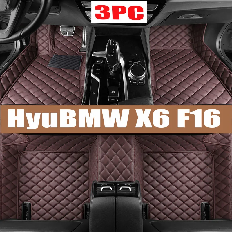 

Car floor mats for BMW X6 F16 2015 2016 2017 2018 2019 Custom auto foot Pads automobile carpet cover interior accessories