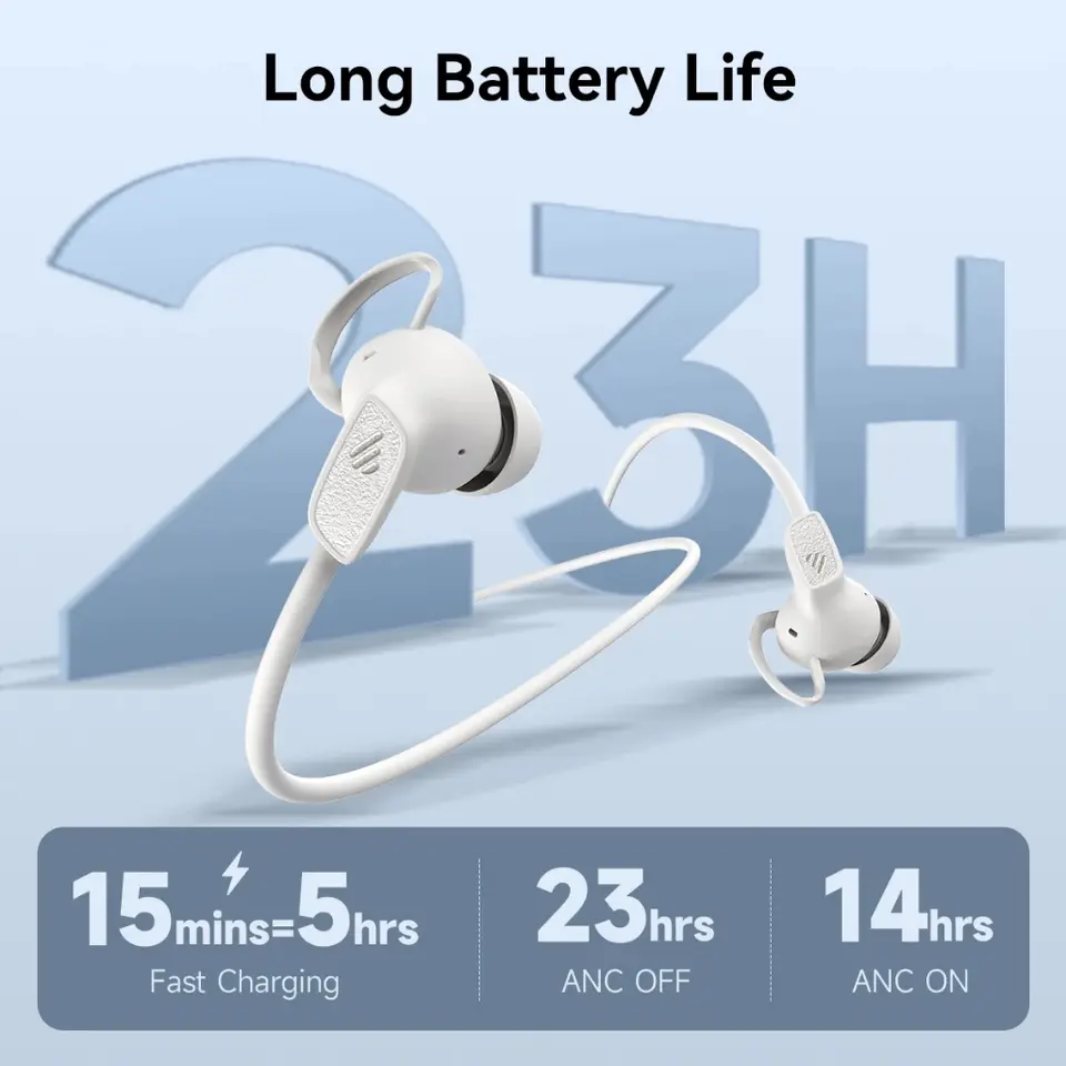 سماعات الرأس اللاسلكية Edifier W280NB Pro مع إلغاء الضوضاء، سماعات أذن رياضية بلوتوث V5.4 بدقة عالية LDAC مقاومة للماء IP55 - 5