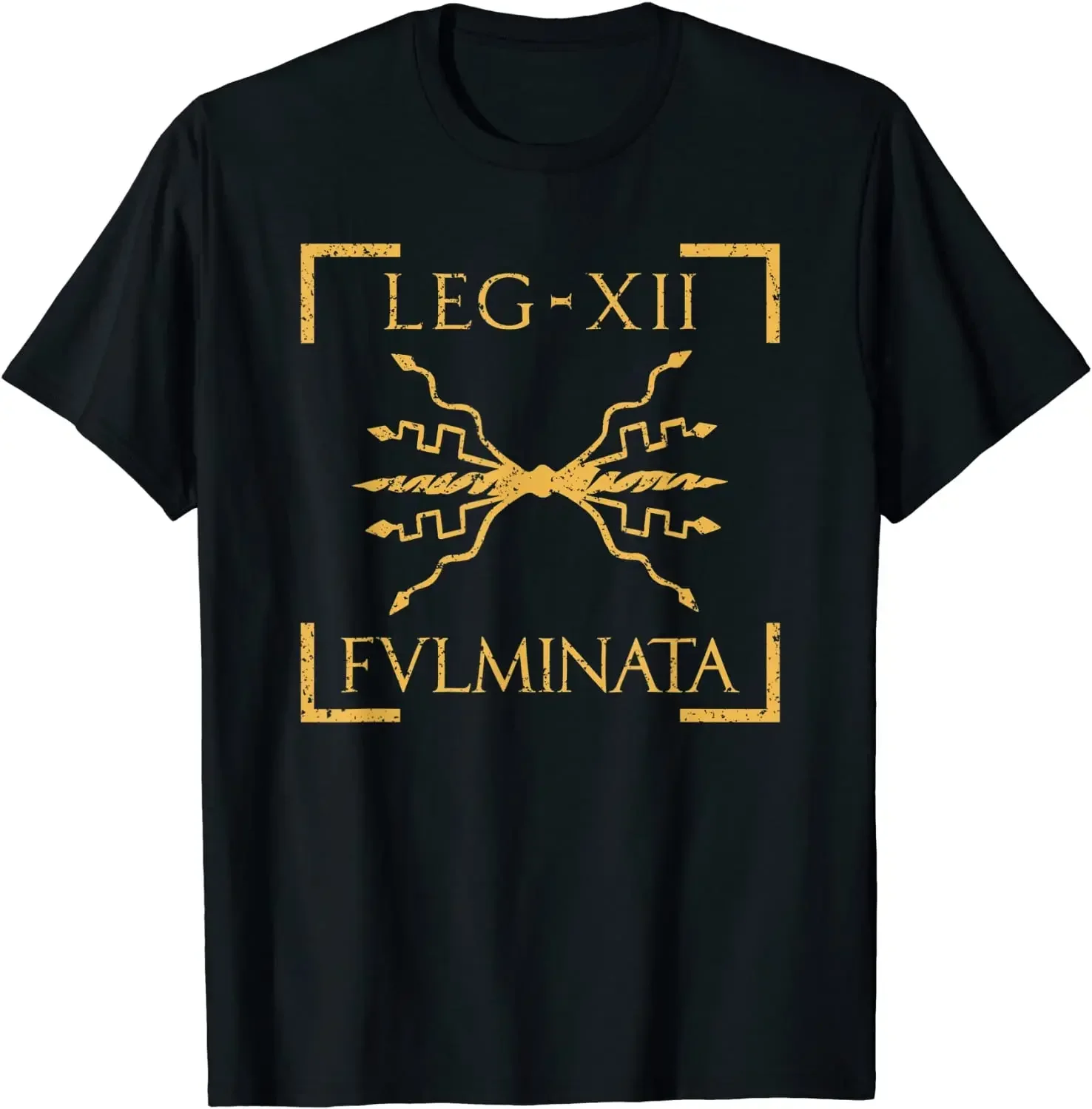 Hot Summer Cotton O-Neck Short Sleeve Cheavyweight Legio fashio Fulminata Thunderbolt Emblem Roman Legion New S-5XL Mens T Shirt