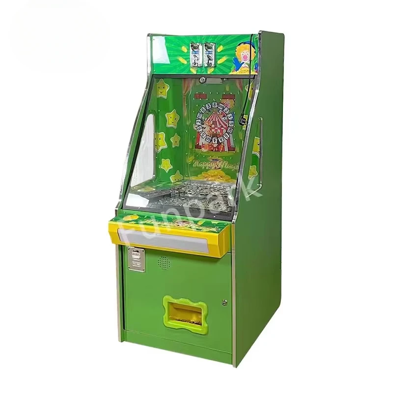 Popular Quarter Full Black Coin Operated Bonus Hole Coin Pusher Arcade Game Coin Pusher Machine with Bill Change