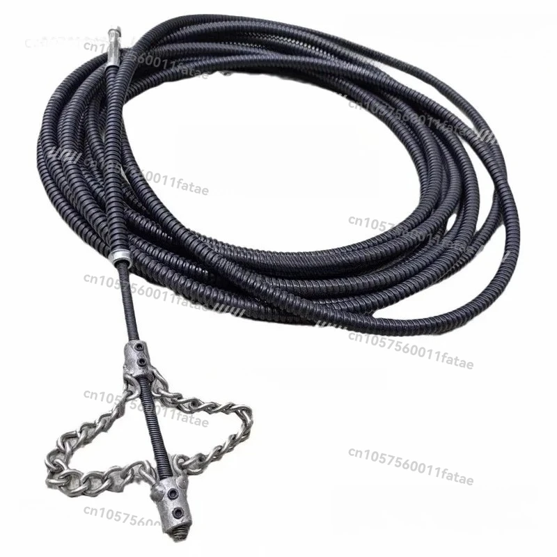 

Suitable for solid chain dredging spring oil blockage pipe dredger, electric dredging sewer special tool