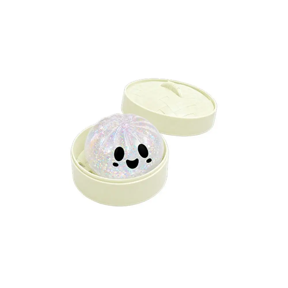 Slow Resilience Halloween Buns Squishy Soft Squishy Fidget Squeeze Dumpling Squishes Pinch Le With Steamer Bun Sensory Balls