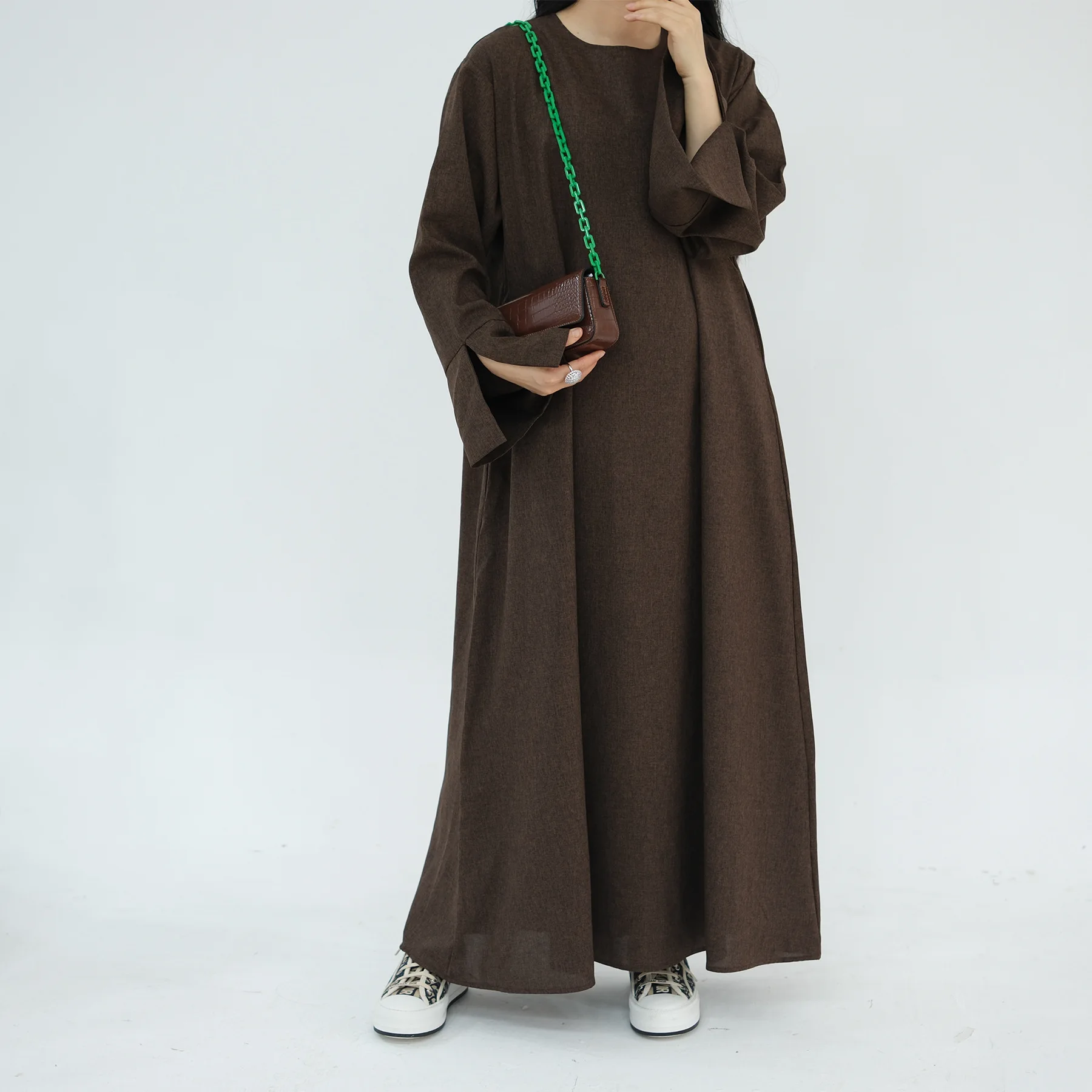 

Modest Abaya Dubai Islam Muslim Kaftan Dress Prayer Clothes for Women Robe Caftan Marocain Femme Musulmane Kebaya Ramadan Abayas