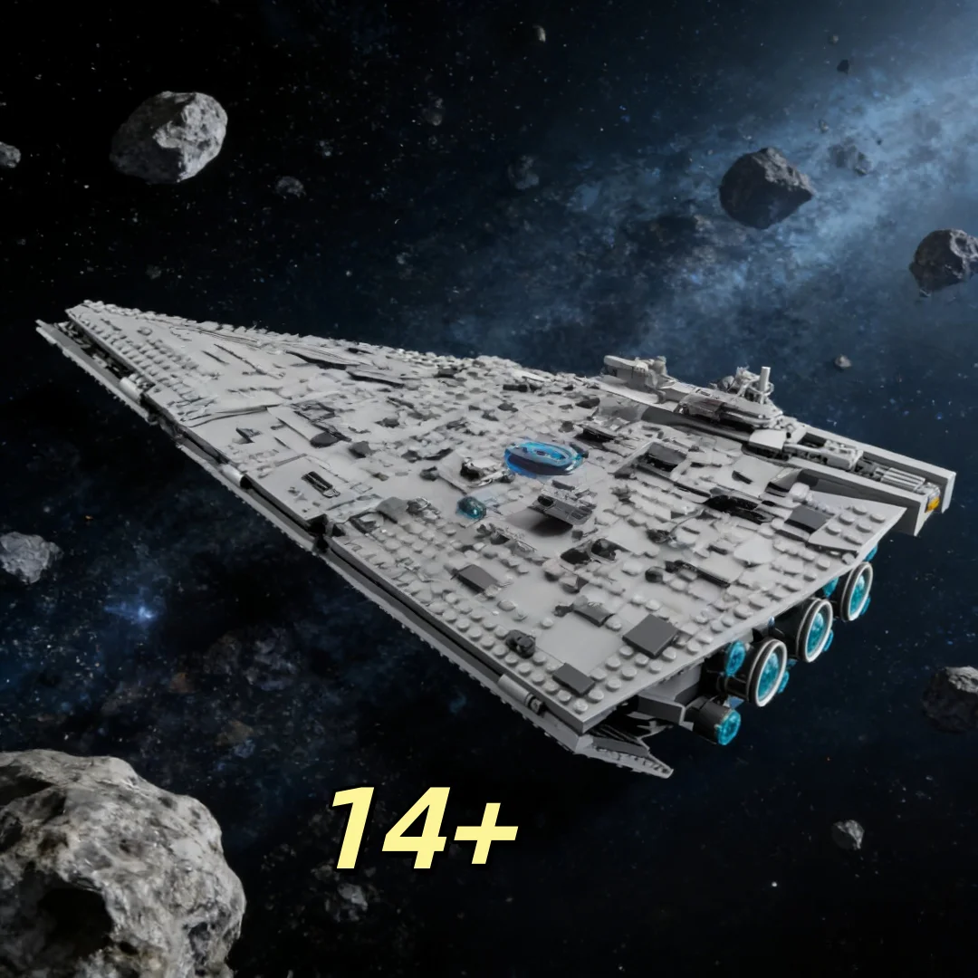 

Space fighter assembly building blocks difficult to assemble model birthday holiday creative gift collection ornaments