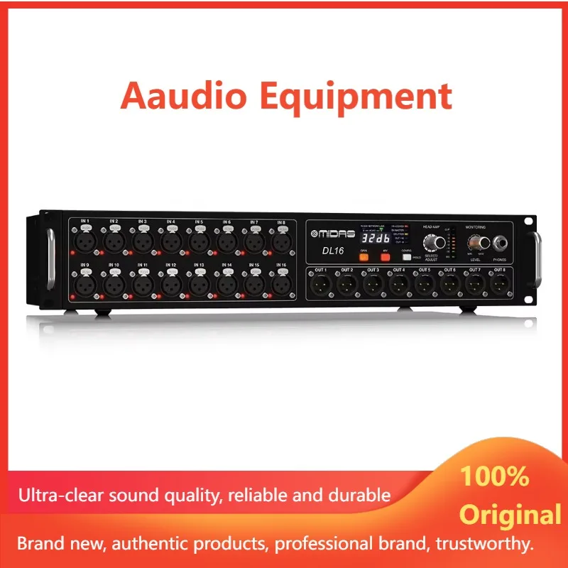 

Midas DL16 Stage Box 16 Inputs & 8 Outputs Use With Midas M32 Series Digital Mixer Stage Music Equipment