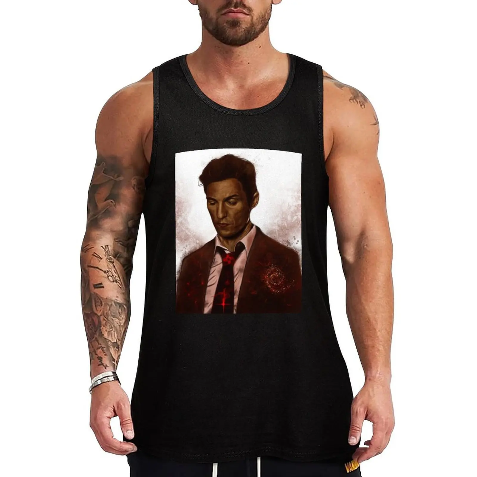 True Detective - Rust C Veja Tank Top жилет мужские спортивные рубашки без рукавов мужские спортивные рубашки для мужчин спортивная одежда для мужчин