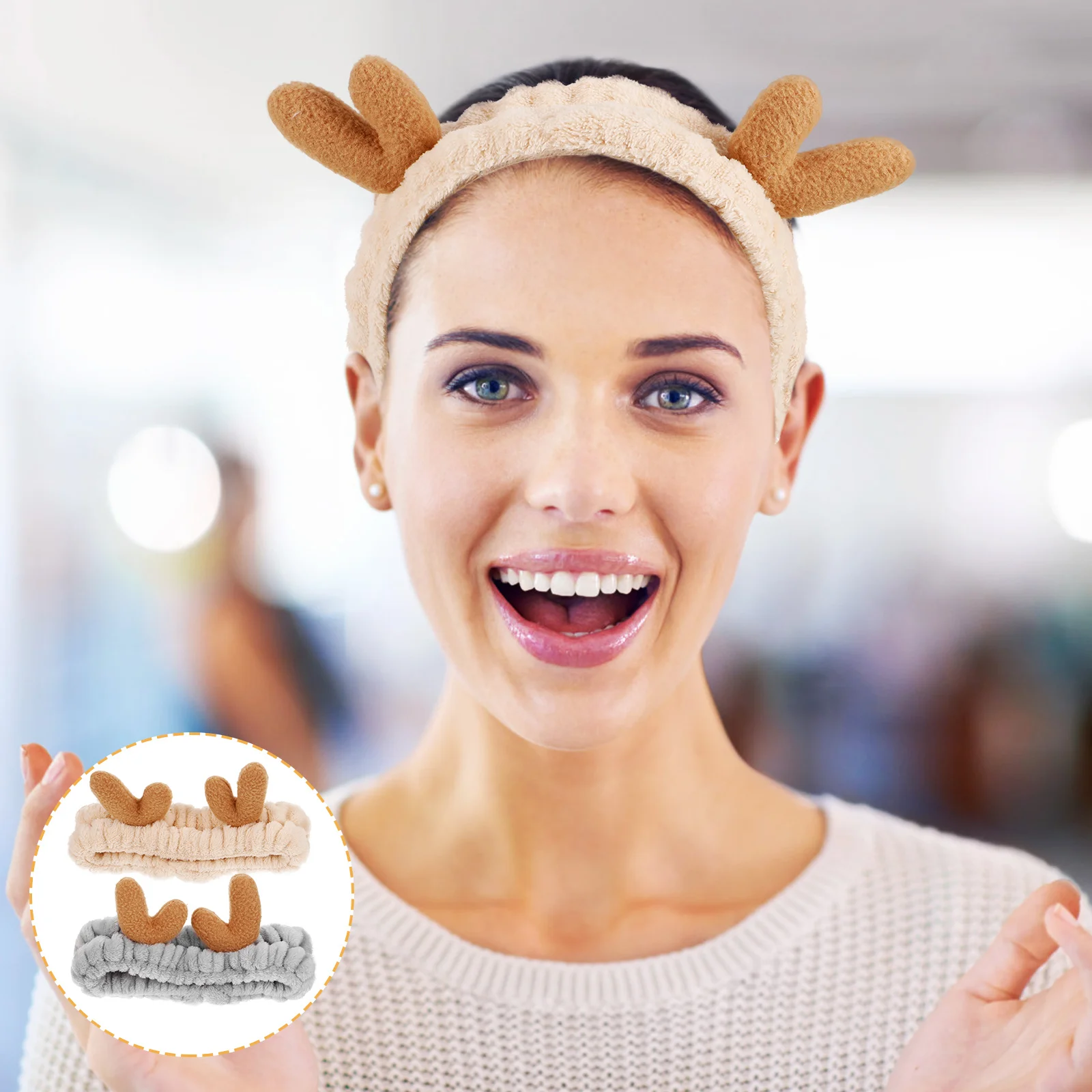 

2 шт. эластичные ленты для волос премиум-класса, удобная спа-ванна, макияж, головной убор для мытья лица, женский обруч для волос, женская повязка на голову