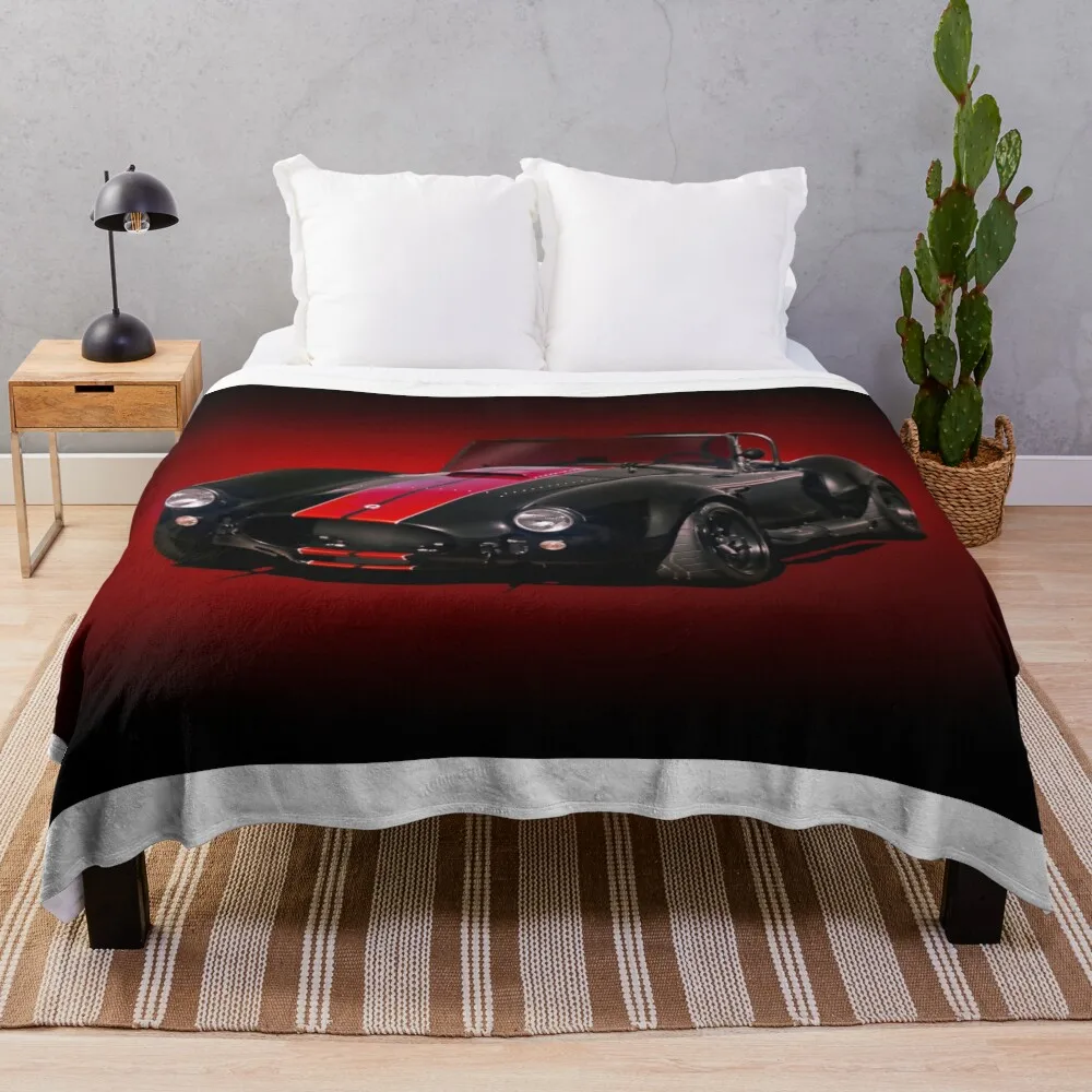 

1965 Superformance Cobra Replica Throw Blanket Soft Beds Thins Personalized Gift Blankets