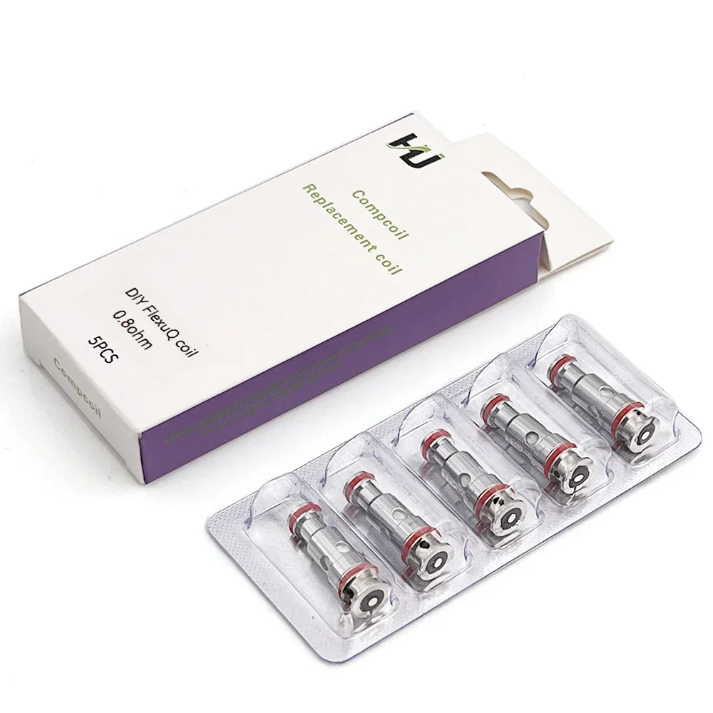 AosVape Flexus Q Mesh Coil, 0,8 ohm, 1,0 ohm, 1.2ohm, Bobinas AF para Flexus Q, Sistema de bloco MTL Pod, Kit de cartucho
