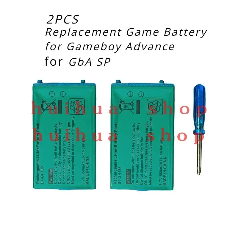 Replacement Game Battery For Nintendo Gameboy Advance GBA SP 850mAh Li-ion JM zm