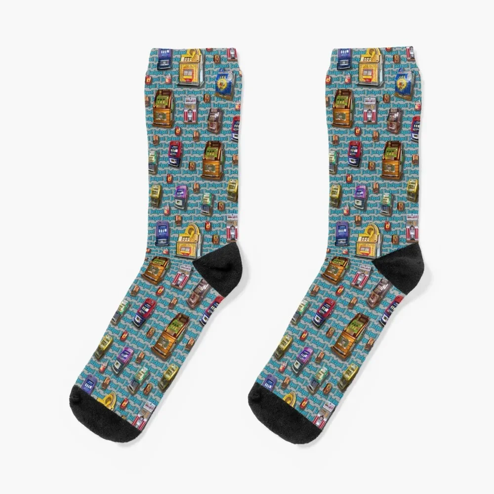 

Dean's Slot Machines ~ Jackpot! Socks sports stockings Lots halloween Heating sock Boy Socks Women's