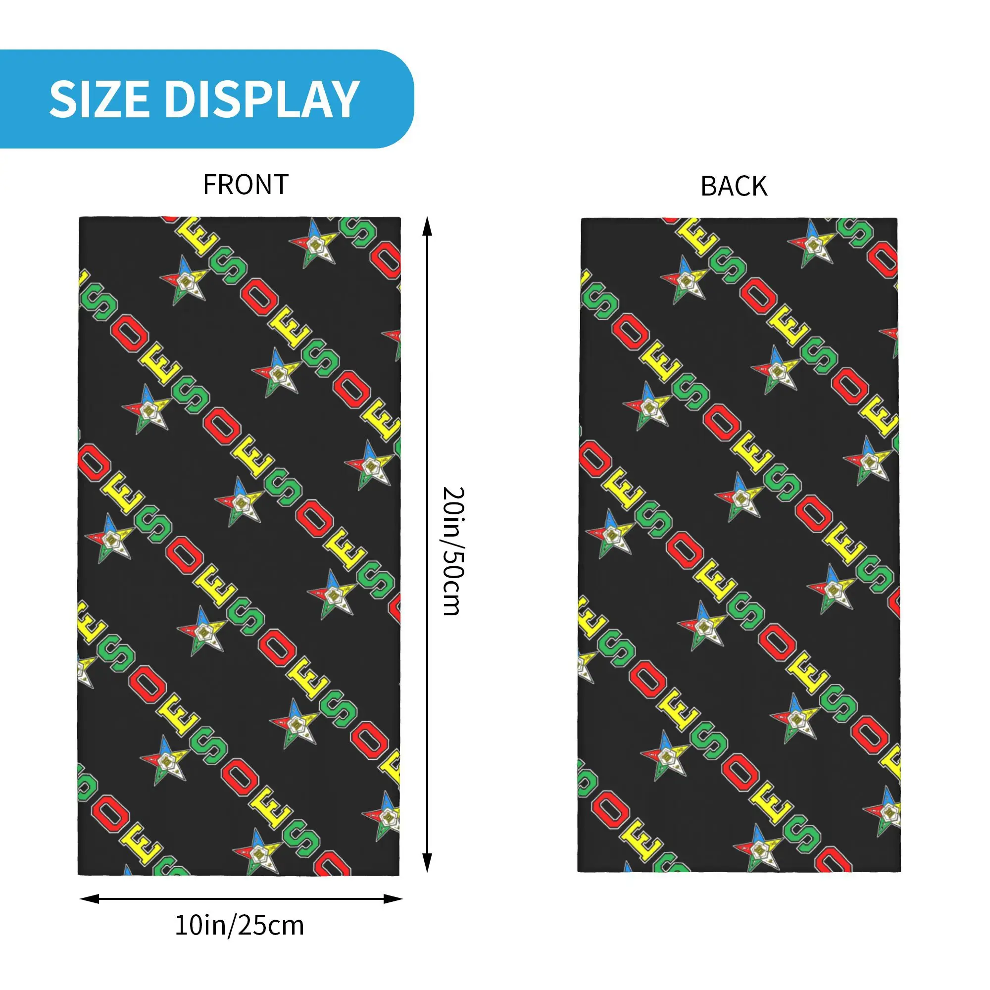 مخصص Oes طلب النجم الشرقي الشتاء عقال الرقبة أدفأ الرجال النساء التنزه وشاح أنبوبي الأخوات الوجه باندانا الجراب