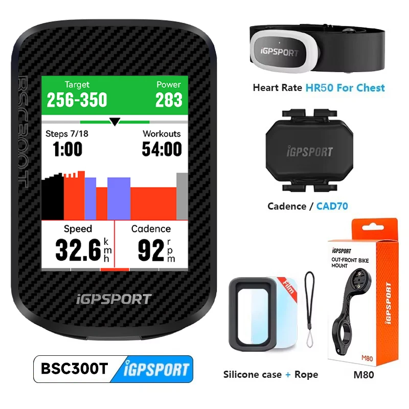 iGPSPORT BSC300T GPS Bike Computer with Touch Screen