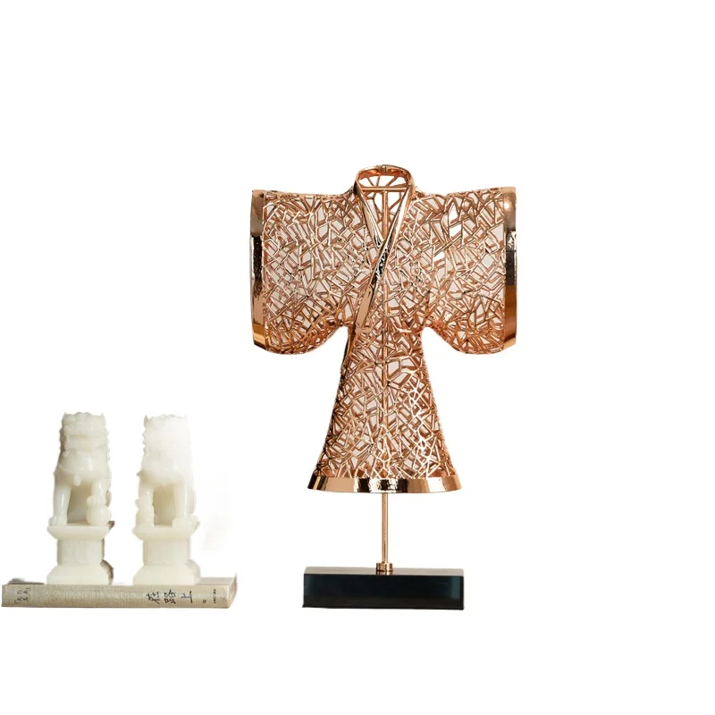 

New Chinese-style metal alloy hollow Tang and Song Dynasty clothes decorations, medieval high-end model