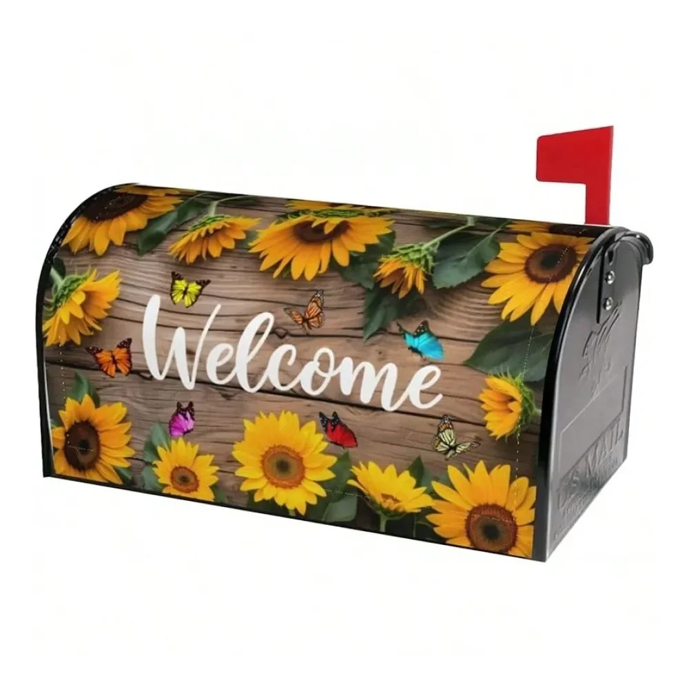 

Covers Magnetic Standard Size,18x21 With Spring Summer Magnetic Mailbox Covers Holiday Outside Yard Decor2025