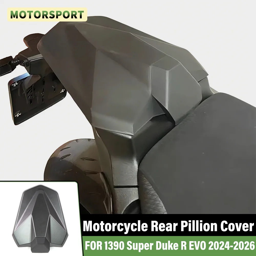 

FOR 1390 Super Duke R EVO 2024 2025 2026 Motorcycle Passenger Pillion Rear Seat Cowl Rear Cowl Solo Seat Cover Back Cowl Fairing