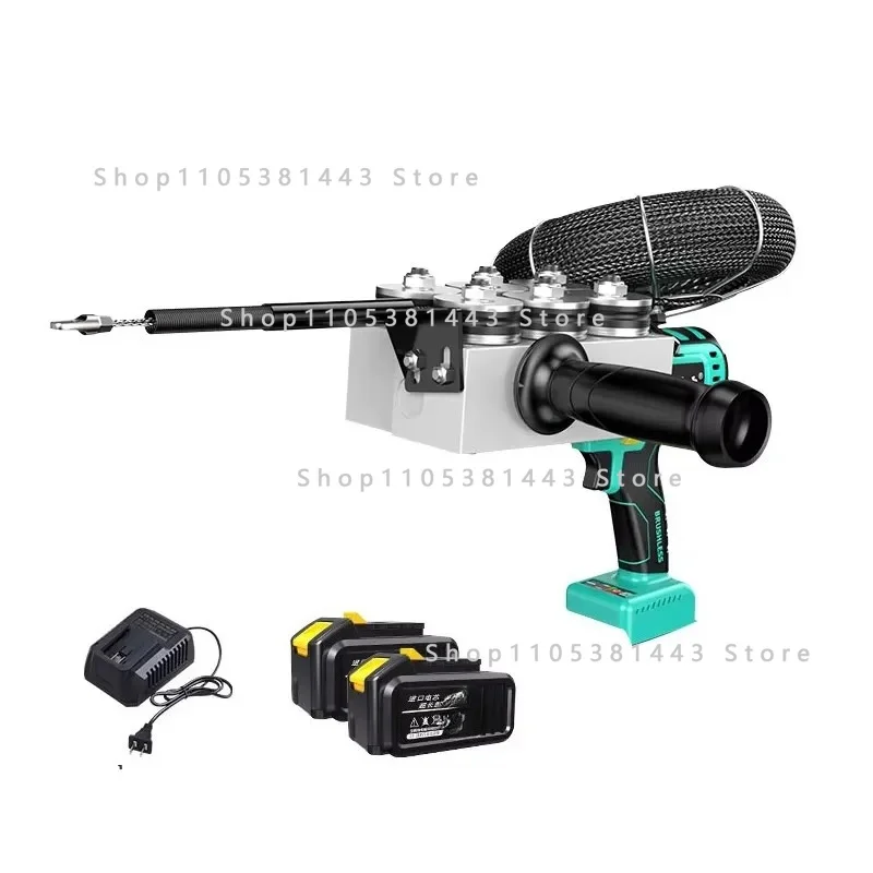 Threading Machine 20000MA Automatic Electric Puller Through Wall Lithium Battery Threader Cable Threading Machine