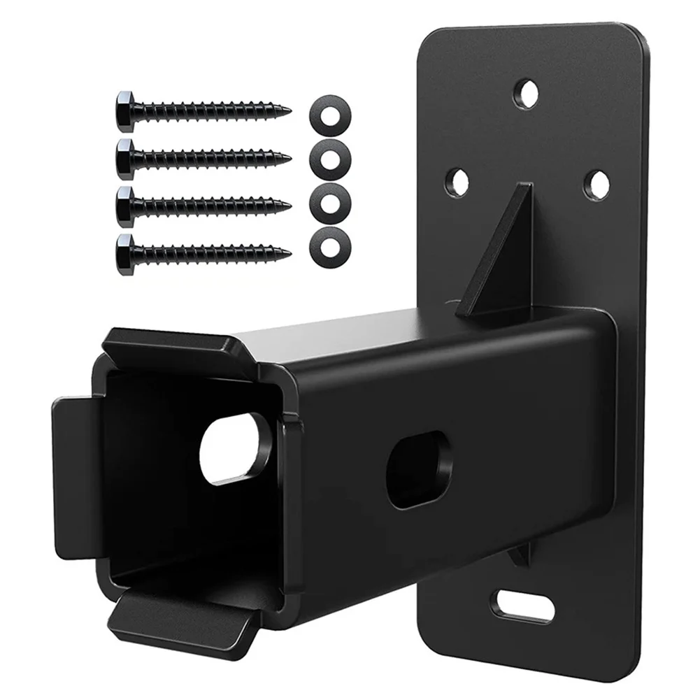 1/2 Set Wall Hitch Mount With Lag Screws Washers For 1.25inch Receivers For Cargo Carrier Hitch Wall Mount Receiver Storage Rack