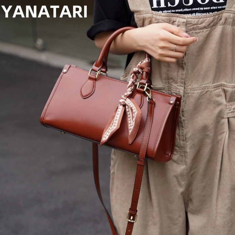 

YANATARI Genuine leather woman bag shoulder bag Handbags ladies crossbody bags luxury designer minimalism bag 2025