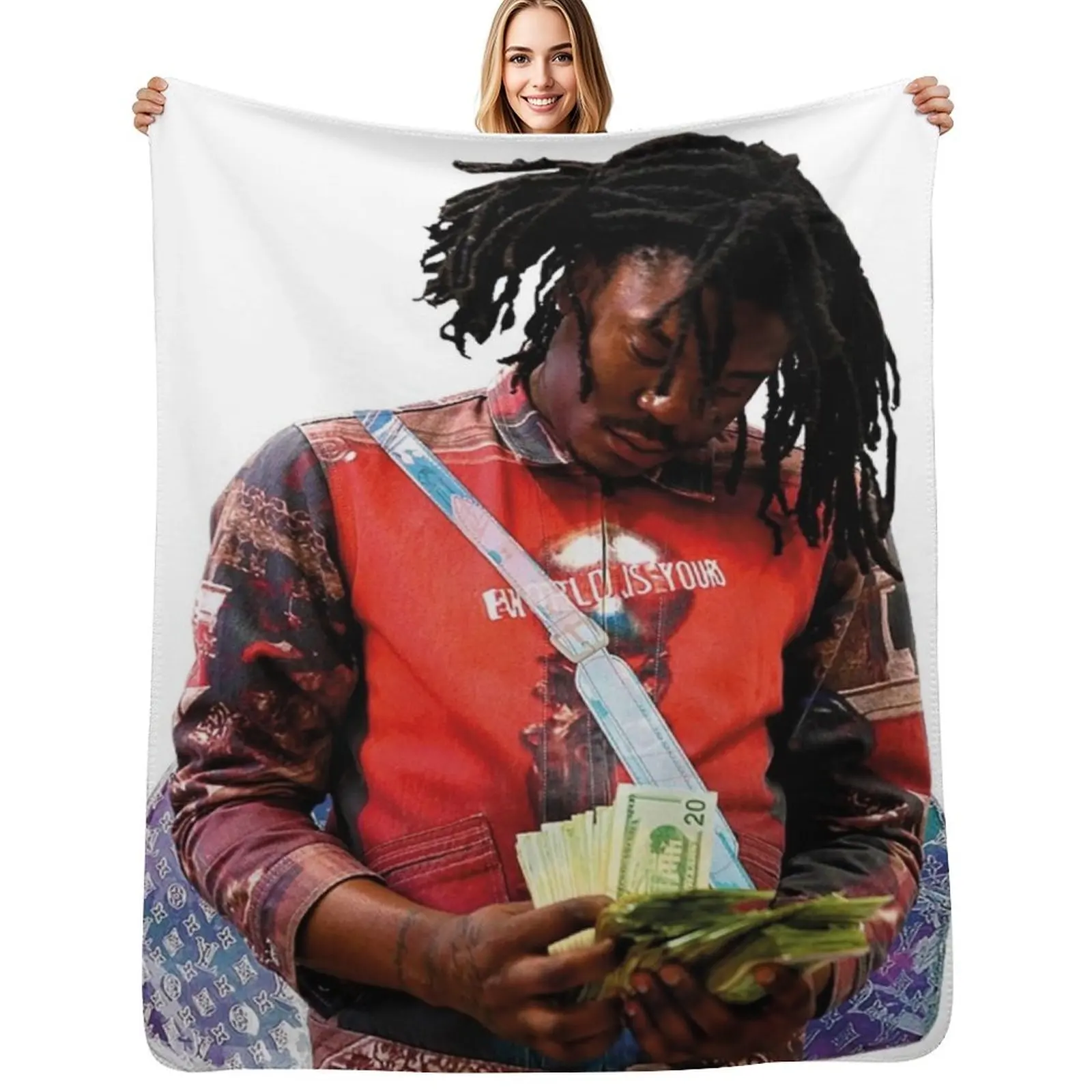 

LUCKI - Days b4 III Throw Blanket for winter Thin wednesday bed plaid Blankets