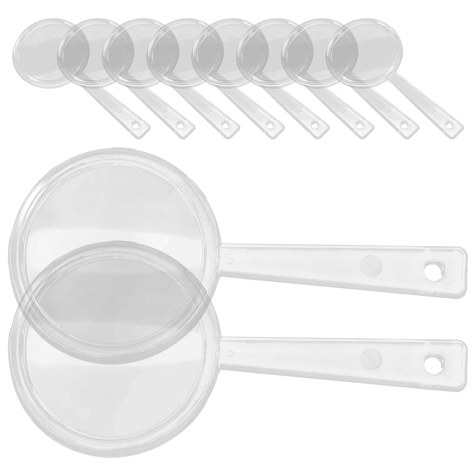 แว่นขยายพกพาสำหรับเด็ก 20 ชิ้น สำหรับการสังเกตทางชีวภาพกลางแจ้ง การอ่าน และการสำรวจทางวิทยาศาสตร์