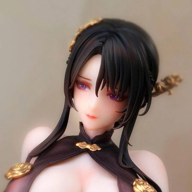 

Chinese Style Cheongsam Series Phoenix Blessing 1/6 Scale Action Figure Real Stocking Plush Shawl