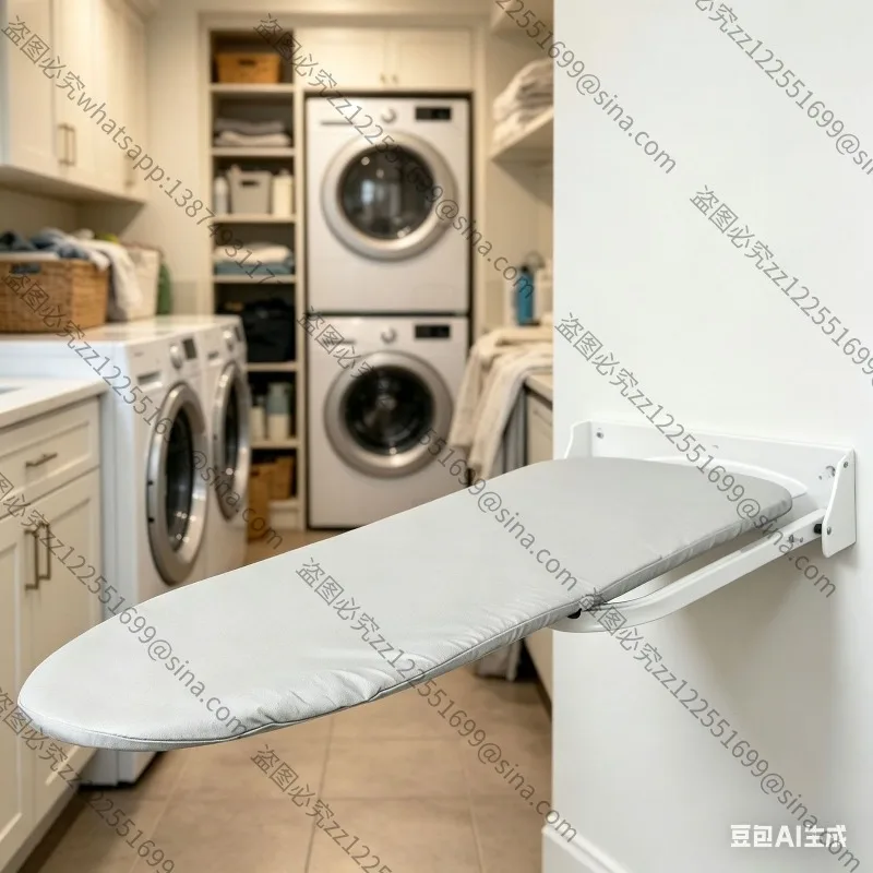 Suitable for Wall-mounted Stable and Easy-to-store Ironing, Household Wall-mounted Portable Folding Wall-mounted Ironing Board