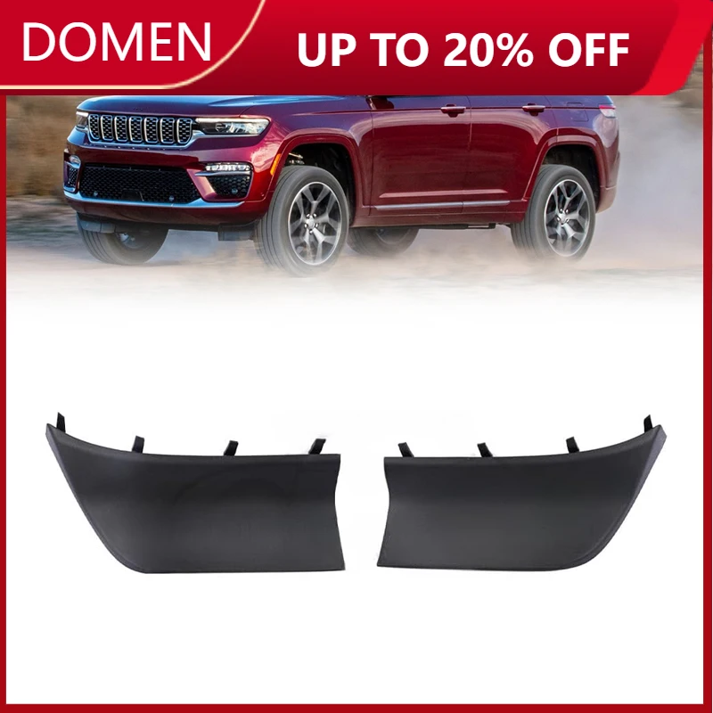 

Автомобильный передний левый и правый каменный дефлектор для Jeep Grand Cherokee L 2021-2024, черное пластиковое крыло, замена 68421752AB 68421752AA
