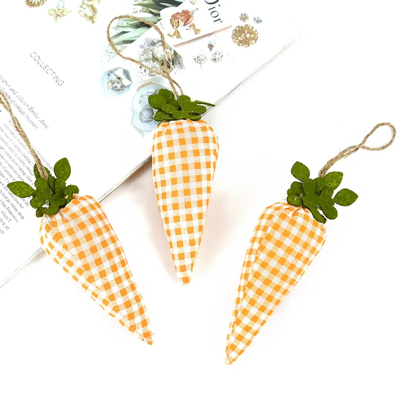 Creative Easter Decoration Carrot Party Wall Decoration Carrot Banner Fabric Door Frame Fireplace Decorativ Indoor Outdoor Decor