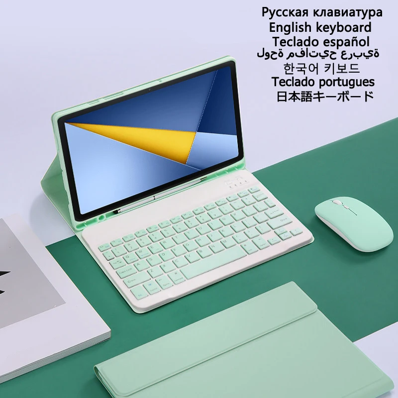 

Case with Keyboard for Xiaomi Poco Pad C1 9.7 inch 2026 Case Pencil Slot for Xiaomi POCO Pad C1 Keyboard Korean Japanese Russian