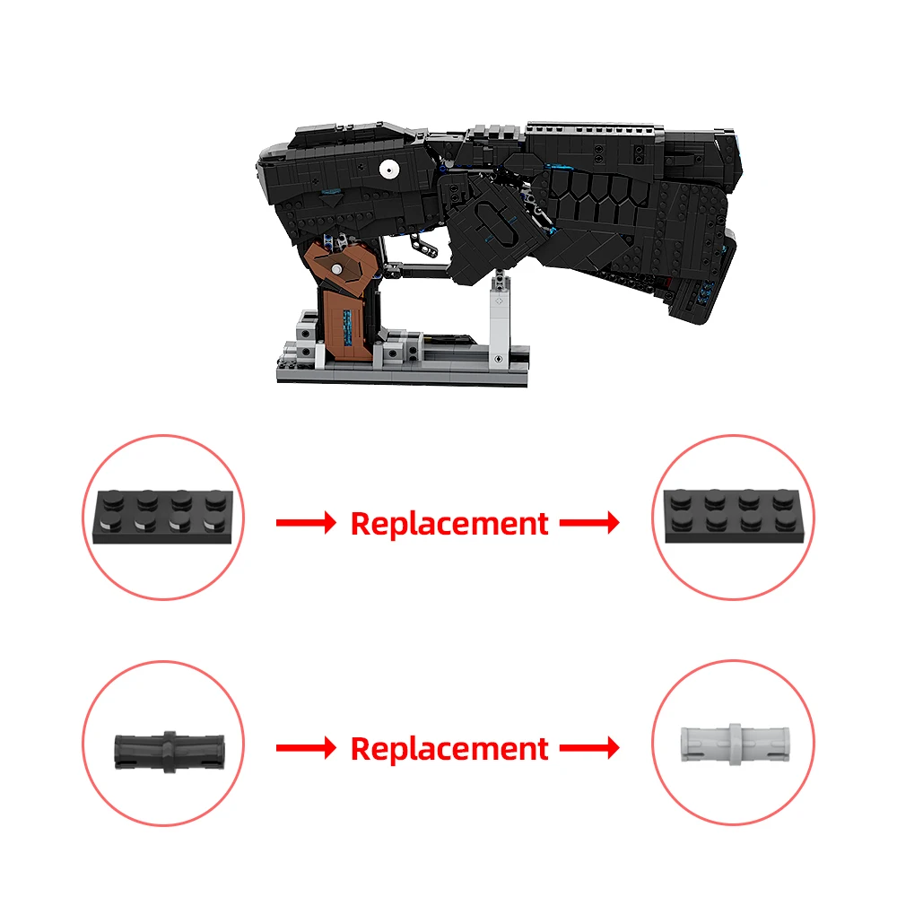 Setbricks Moc Psycho-Pass Dominator Bouwstenen Decoratie Bakstenen Diy Model Creatief Speelgoed Voor Kinderen Verjaardagscadeau