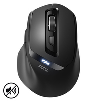 Inphic DR5 Silent Office/Gaming Mouse 5-speed DPI Wireless Mouse Grid Power Display Supports Multi-device Bluetooth Connection
