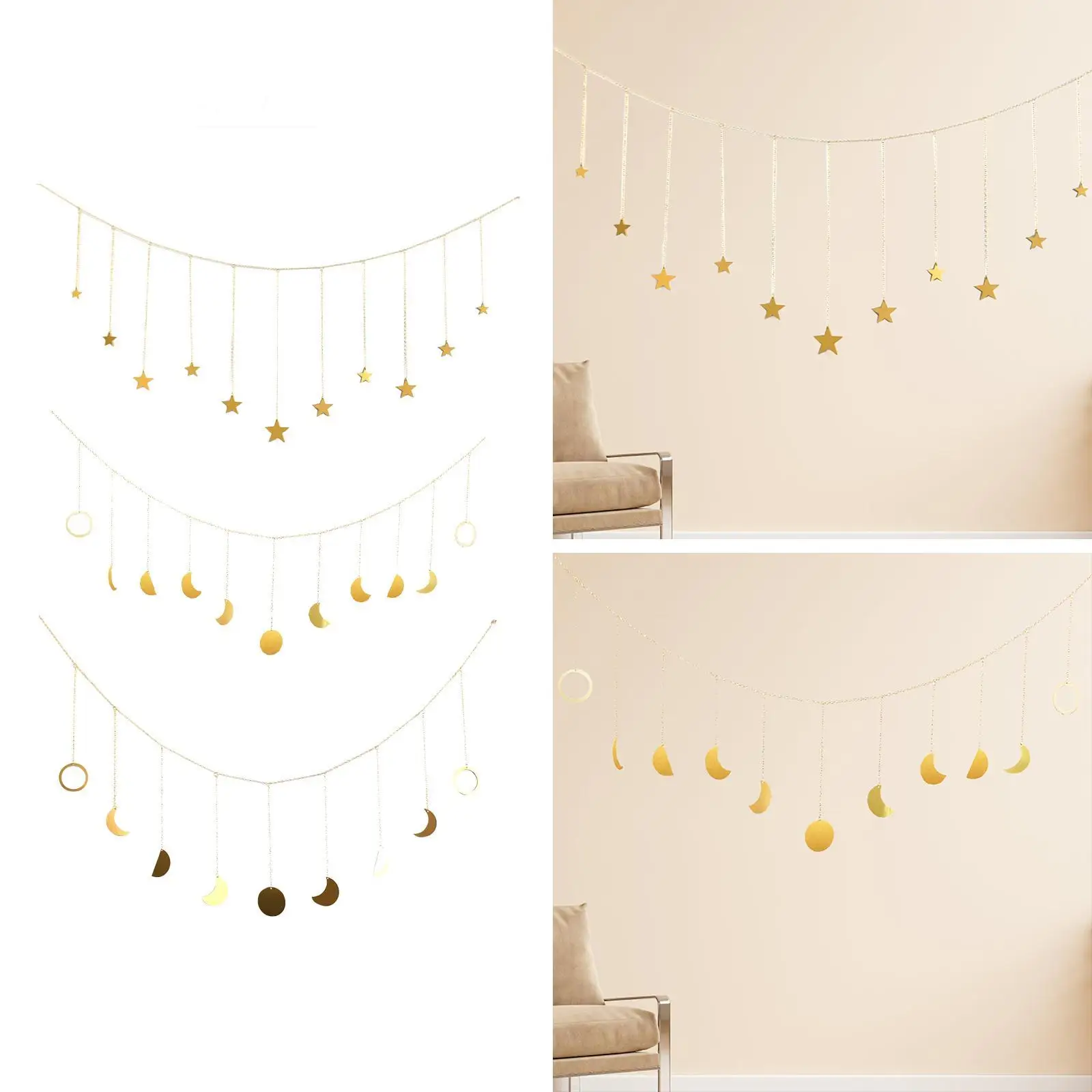 

Wall Decor Wall Decorative Garland Pendant Artwork Decoration Gifts Headboard Living Area for Women Kids Wall Hanging Pendant