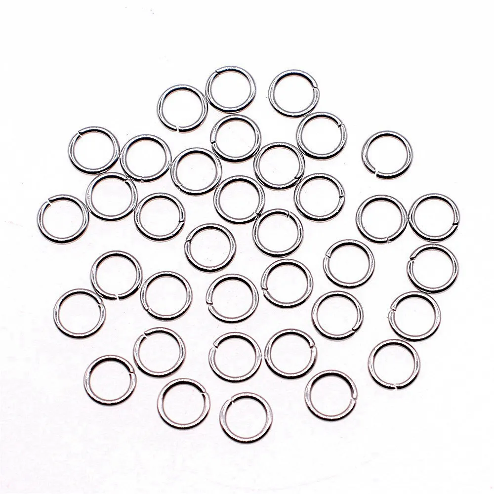 Jump Rings Lobster Stainless Steel Components Nail Charms Gift Jewelry Making Supplies