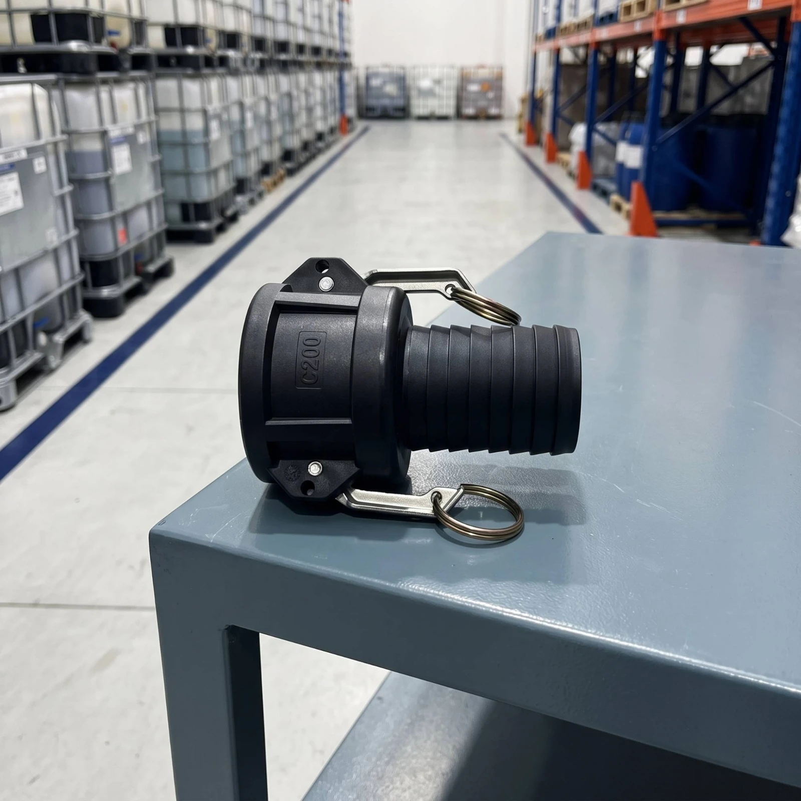 IBC Tote Adapter with Quick-Connect Watertight IBC Tote Hose Adapter Compact Heavy-Duty for Liquid Transfer